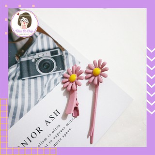 Set 2 kẹp tóc hình hoa cúc