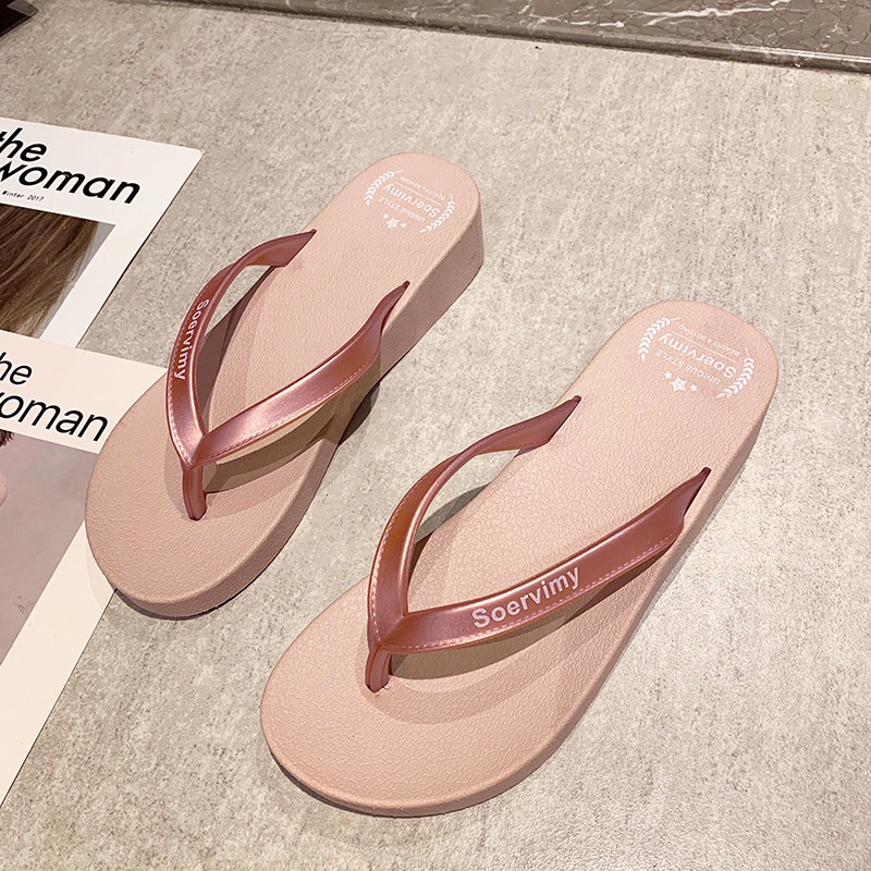 Dép Xỏ Ngón Đế Xuồng Chống Trượt Chống Thấm Nước Thời Trang Đi Biển Mùa Hè