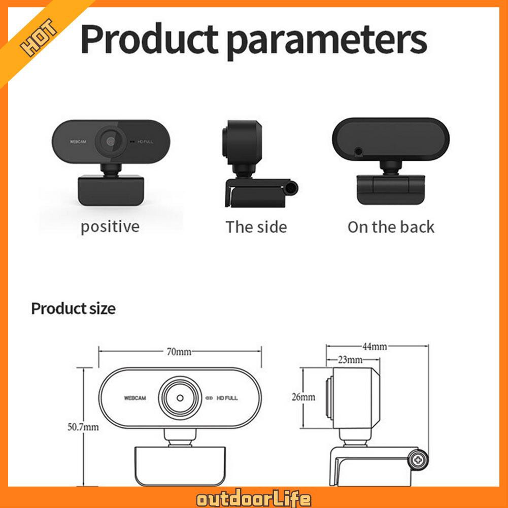 Webcam Hd 1080p Cho Máy Tính | BigBuy360 - bigbuy360.vn