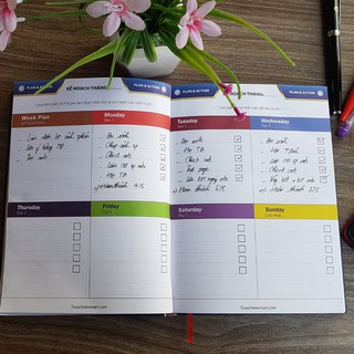 Sổ tay lập kế hoạch Plan & Action (Sổ 1 năm)
