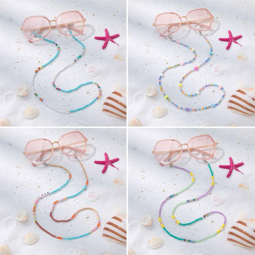 LEILY Dây Đeo Mắt Kính Nhiều Màu Mềm Mại Cho Nữ