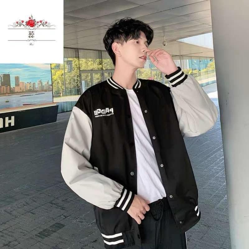 ÁO KHOÁC JACKET BOMBER  BADGE UNISEX - GIN STORE | BigBuy360 - bigbuy360.vn