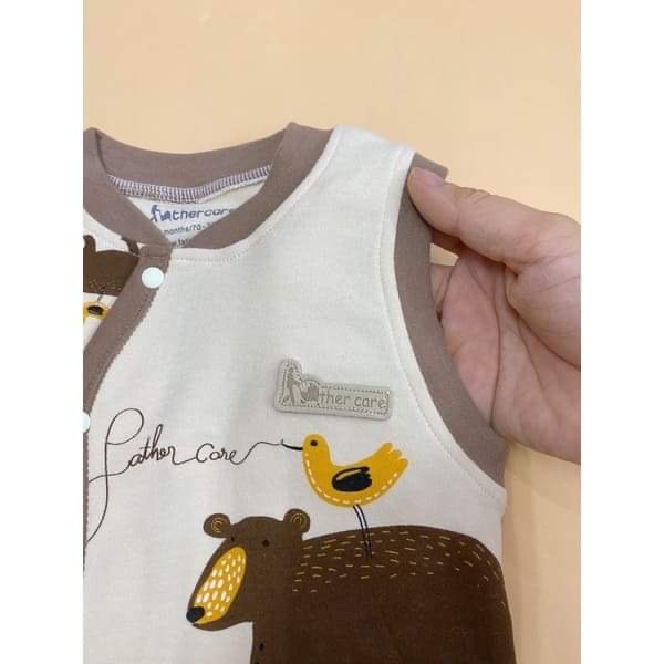 Father care áo gile nỉ cho bé, nỉ ấm thu đông FC899