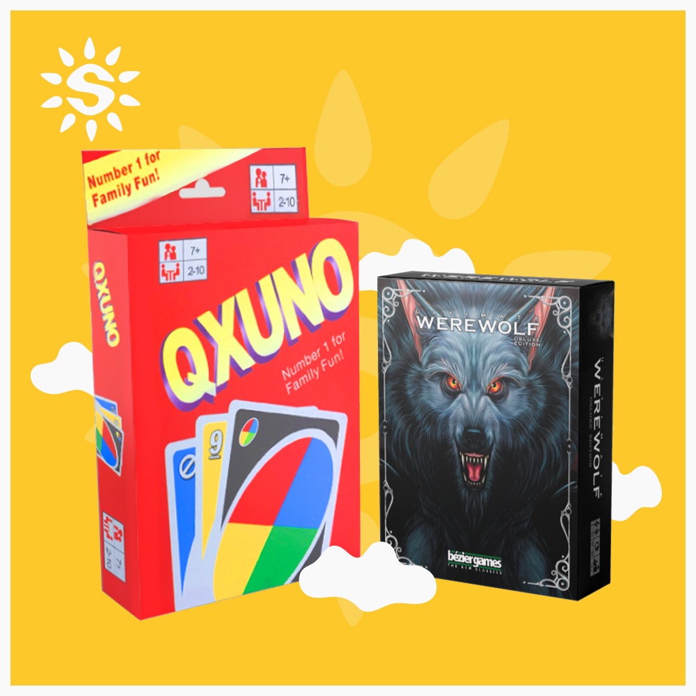 COMBO BÀI MA SÓI ULTIMATE DELUXE + 1 BỘ UNO bản dày - GIÁ RẺ TIỆN LỢI