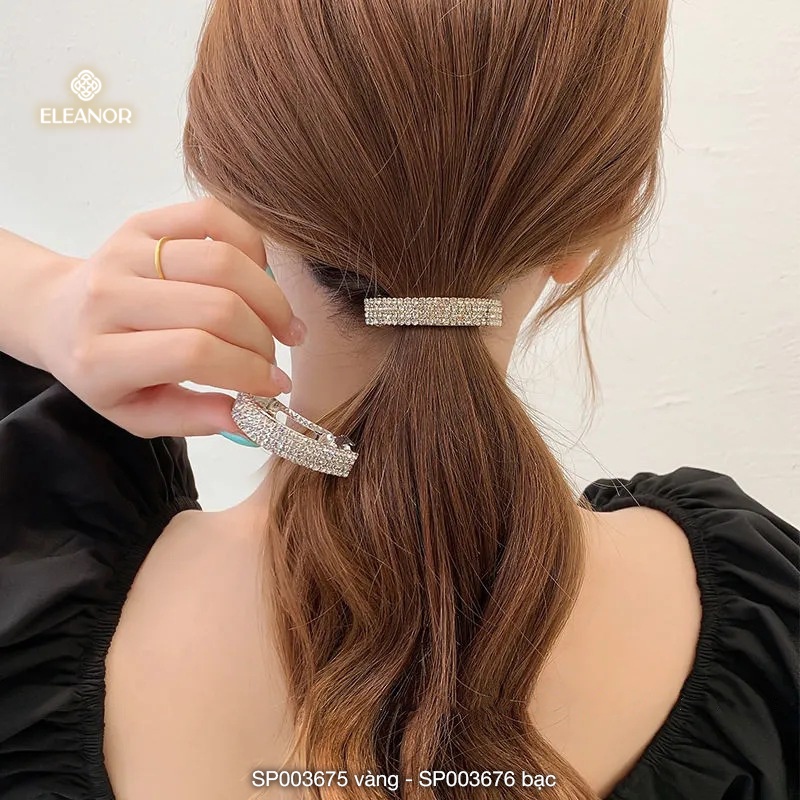Kẹp tóc nữ Eleanor Accessories đính đá lấp lánh phụ kiện tóc 3675
