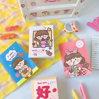Note sổ tay A6 hình dễ thương