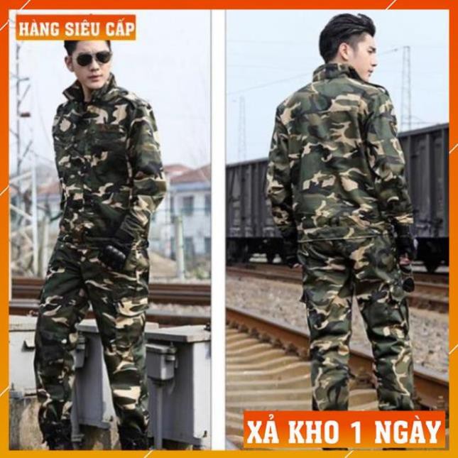 [FreeShip – Xả Kho 1 Ngày]  Quần Áo Lính Mỹ US ARMY - Quần Túi Hộp Nam Giá Rẻ Kiểu Lính-  Áo Lính Mỹ