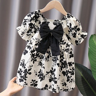 Váy cho bé gái Gắn Nơ Xinh Dễ Thương 12-24kg [V32-2021] - Babi mama