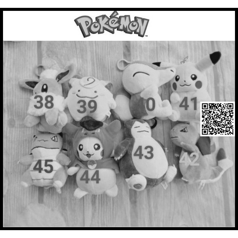 Thú bông Pokemon nhiều mẫu 767