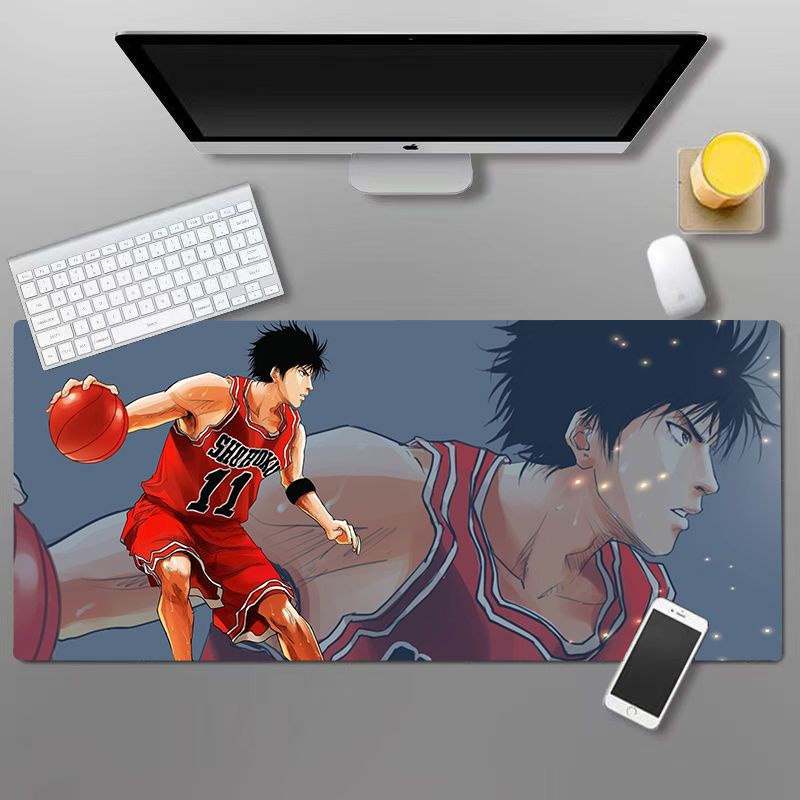 Tấm Lót Chuột Và Bàn Phím Cỡ Lớn In Hình Slam Dunk Hai Chiều