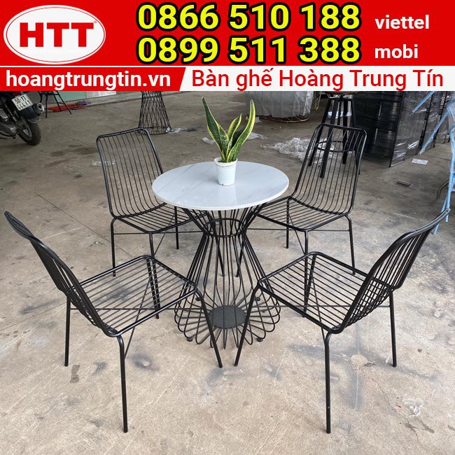 Bàn ghế ngoài trời cafe sân vườn đẹp [GIÁ RẺ] - TRỰC TIẾP SẢN XUẤT tại Hoàng Trung Tín