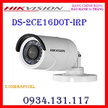 Camera HD-TVI hồng ngoại 2.0 Megapixel HIKVISION DS-2CE16D0T-IRP