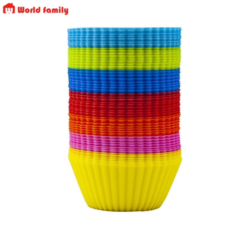 Khuôn cupcake silicon 7cm Dùng Làm Khuôn Bánh , Muffin, Thạch, Rau Câu  Hiện Đại