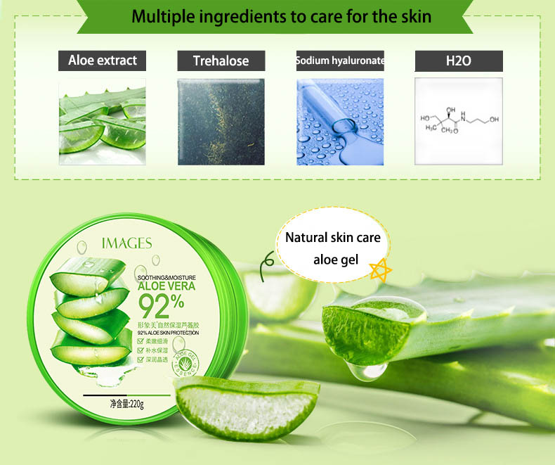 [Hàng mới về] Gel Chiết Xuất Lô Hội Image Làm Mịn Da 92%