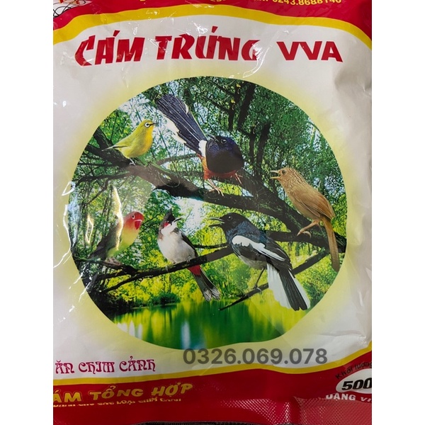 Cám trứng Vương Việt Anh- thức ăn tổng hợp dạng viên cao cấp gói 500g