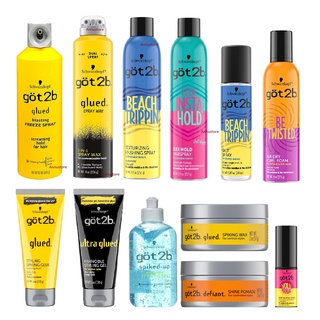 Chuyên Xịt gel wax Got2b Schwarzkopf Glued Freeze - Hàng Mỹ