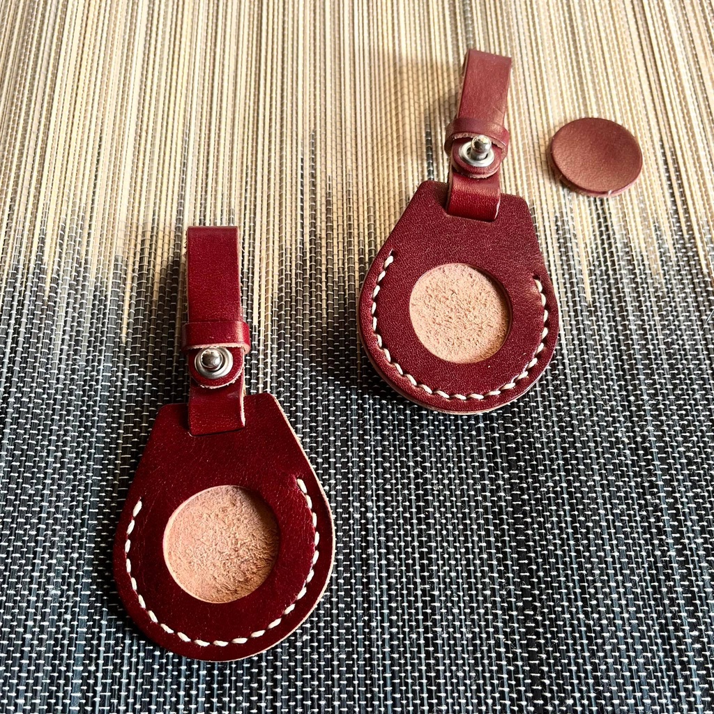 Bao da thật móc khoá Airtag case