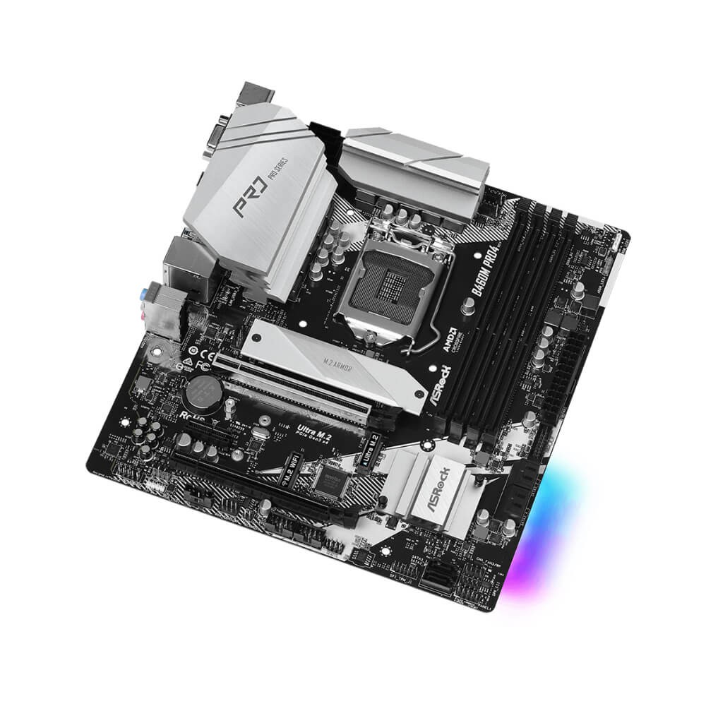 Bo Mạch Chủ ASROCK B460M Pro4 NEW 100% Bảo hành 36T Chính hãng