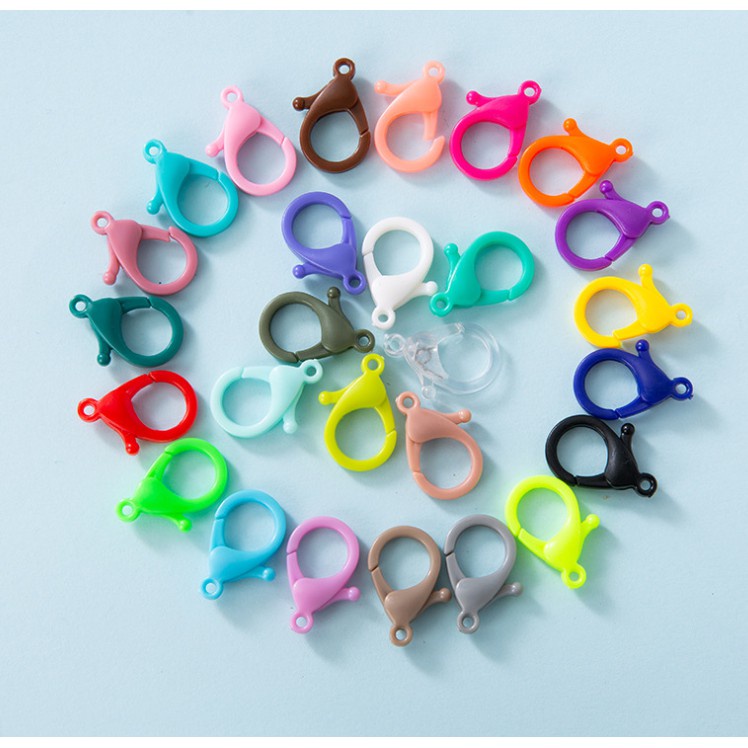 Nút Khóa Nhựa Màu Sắc 25mm Dùng Làm Chìa Khóa Diy