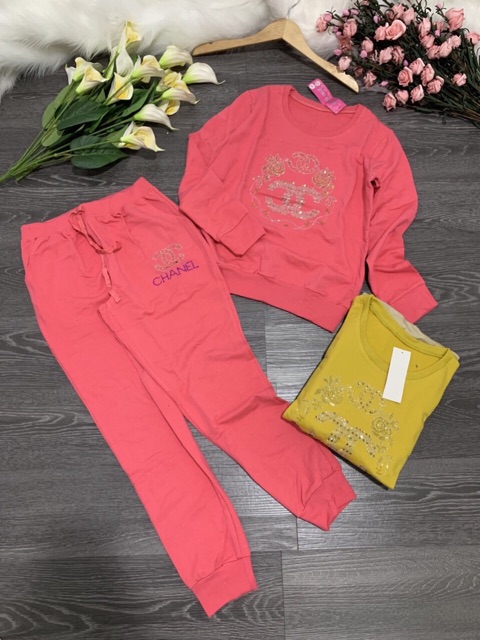 Bộ Dài TD ✔️Chất liệu: Thun cotton Thái  dày mềm mịn, mát, thấm hút mồ hôi ✔️Hình thật shop tự chụp,Hàng loại 1,