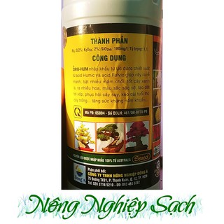 ORG HUM - Kích rễ, bật mầm (Chai 1 Lít) [PBO]