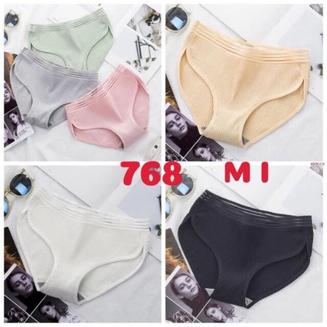 Quần lót nữ, quần lót Muji tăm tre thông thoáng - SÉT GỒM 4 QUẦN mỗi quần 1 túi zip xịn | BigBuy360 - bigbuy360.vn