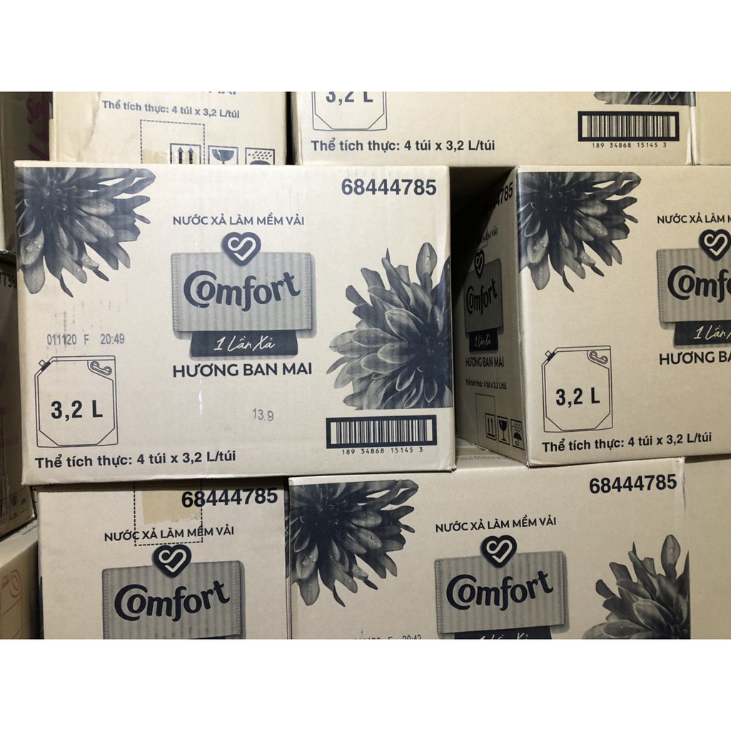 Nước Xả Vải Comfort Túi  1 Lần Xả Hương Ban Mai