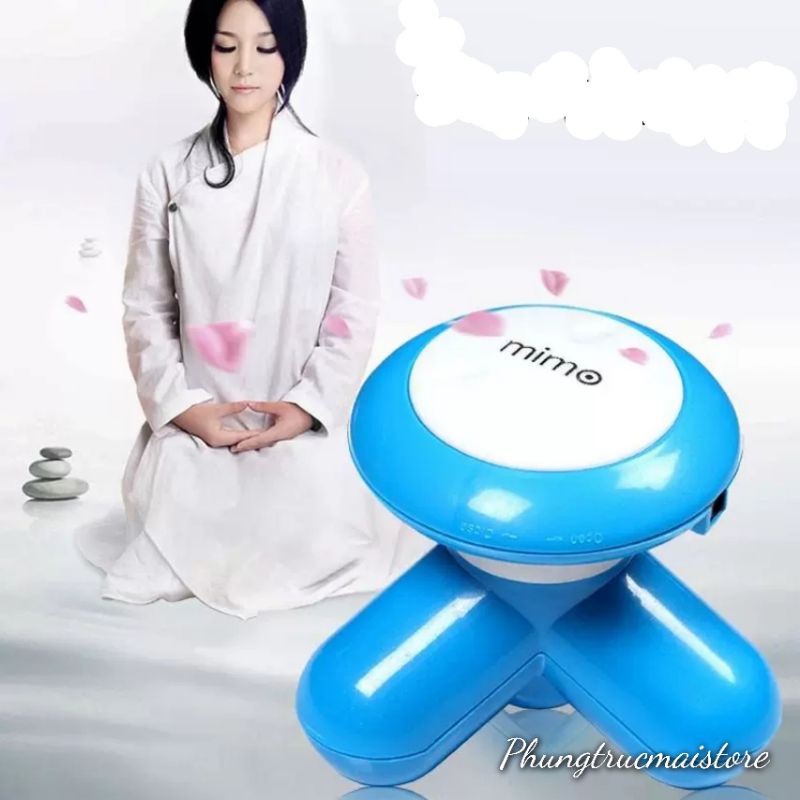 Máy massager cầm tay mini 3 chân chính hãng MIMO