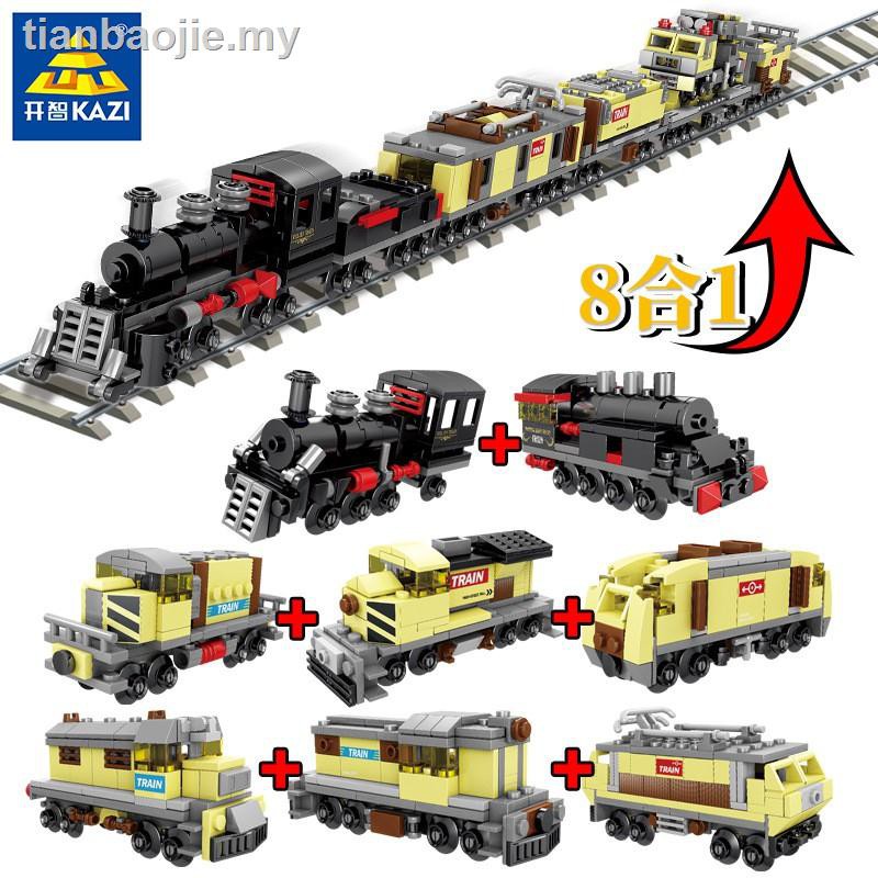 Bộ Đồ Chơi Lego Lắp Ráp Đường Ray Xe Lửa 9 Trong 1 Cho Bé