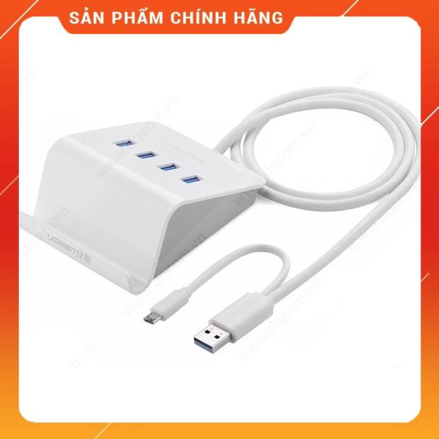 (Có sẵn) Hub USB 3.0 kèm đầu đọc thẻ nhớ và OTG UGREEN 30343 | WebRaoVat - webraovat.net.vn