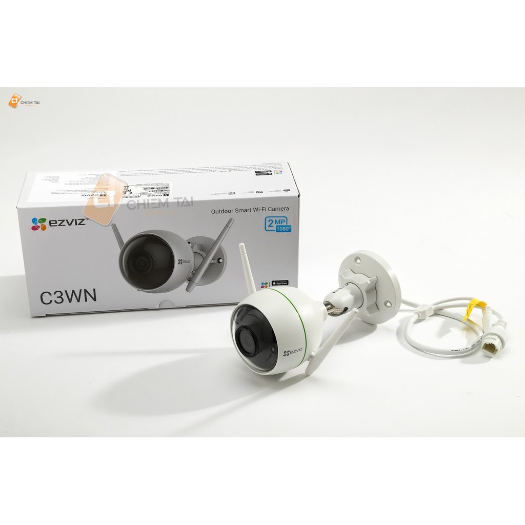 Camera ngoài trời Ezviz C3WN 1080p 4.4mm (CS-CV310-A0-1C2WFR) - Tích hợp micro - Hàng chính hãng