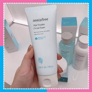 [Hàng Auth]Sữa Rửa Mặt Innisfree BIJA TROUBLE FACIAL FOAM 150ml,Sữa Rửa Mặt Se Khít  Lỗ Chân Lông Innisfree