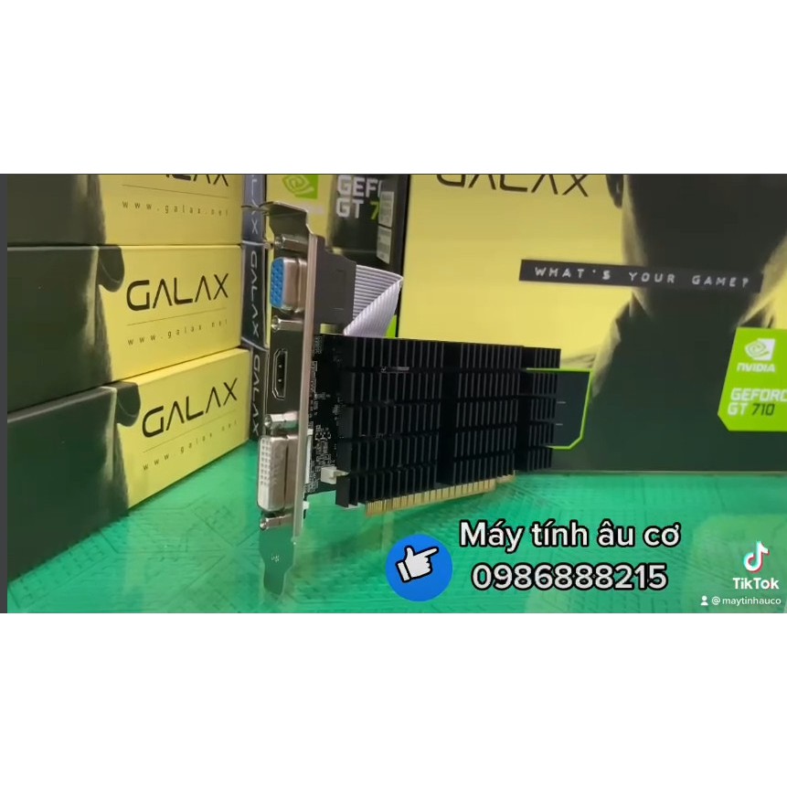 VGA - Card màn hình GALAX GeForce GT 710 2G/DDR3,Chuyên Game , Lắp cho máy tính đồng bộ,Chính- Hãng Bảo Hành 03 Năm | WebRaoVat - webraovat.net.vn