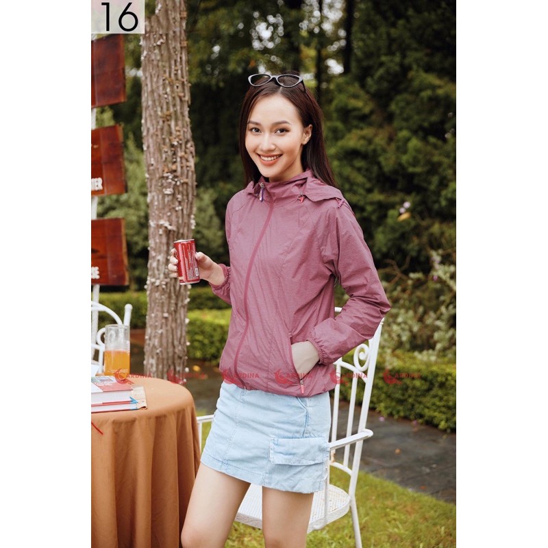 Áo gió nữ 2 lớp Cadina