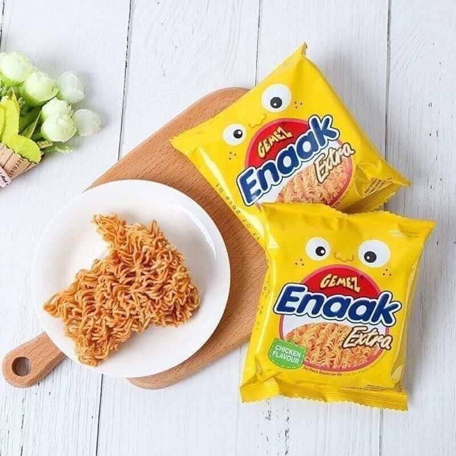 [Thùng 24 gói] Snack mì Enaak Extra Indonesia cho bé, mì tôm ăn sống, mì ăn liền | WebRaoVat - webraovat.net.vn