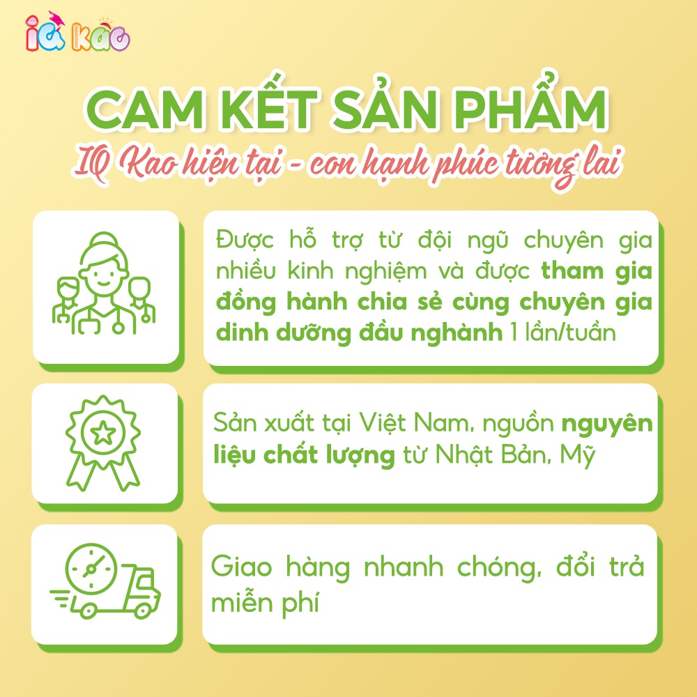 Sữa bột IQ KAO KID PLUS giúp bé ăn ngon tiêu hóa tốt tăng cân khỏe mạnh tăng cường hệ miễn dịch hộp 400g