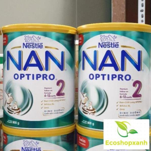 Combo 3 lon Sữa NAN OPTIPRO 2 Mẫu Mới 800g (Date 2021)