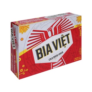 Thùng 24 lon bia bia việt 330ml