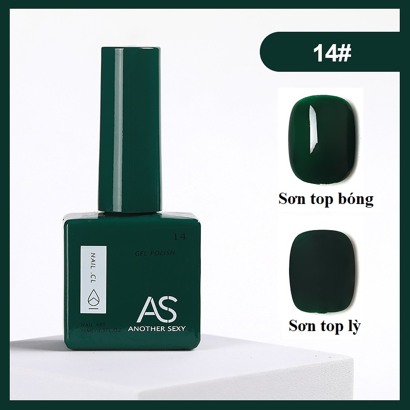 Sơn móng tay gel AS cao cấp mẫu mới tone đỏ đô VUA SƠN AS