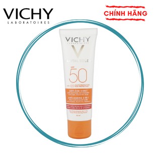 [VICHY] KEM CHỐNG NẮNG CHỐNG LÃO HÓA HÀNG NGÀY SPF50, CHỐNG TIA UVA, UVB 50ml