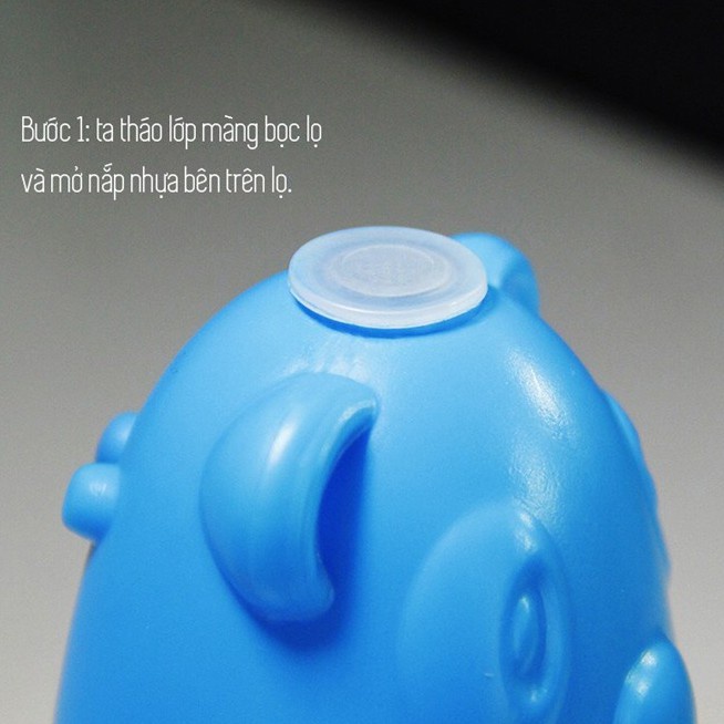 LỌ THẢ BỒN CẦU HÌNH CON  GẤU TIỆN LỢI GIÁ SIÊU RẺ ( 1 lọ) -DC4603