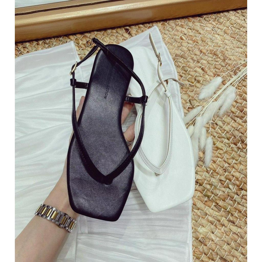 SANDAL NỮ ĐẾ BỆT THỜI TRANG QUAI KẸP ĐẾ BỆT 1CM