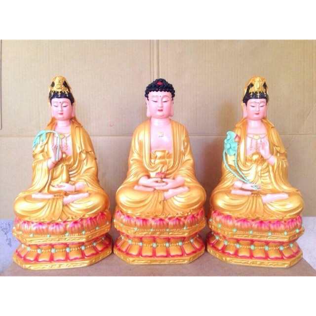 Bộ ba tượng tây phương tam thánh