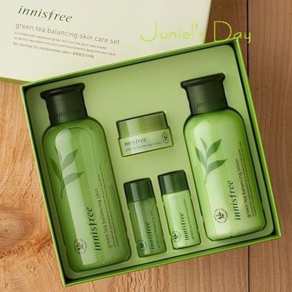 [Innisfree] Set dưỡng Green Tea Balancing skin care set