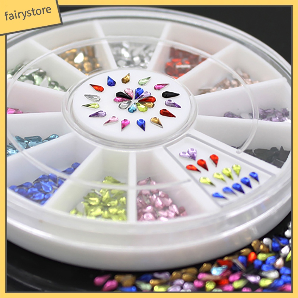 [Hàng mới về] Hộp phụ kiện trang trí móng tay nghệ thuật thủ công