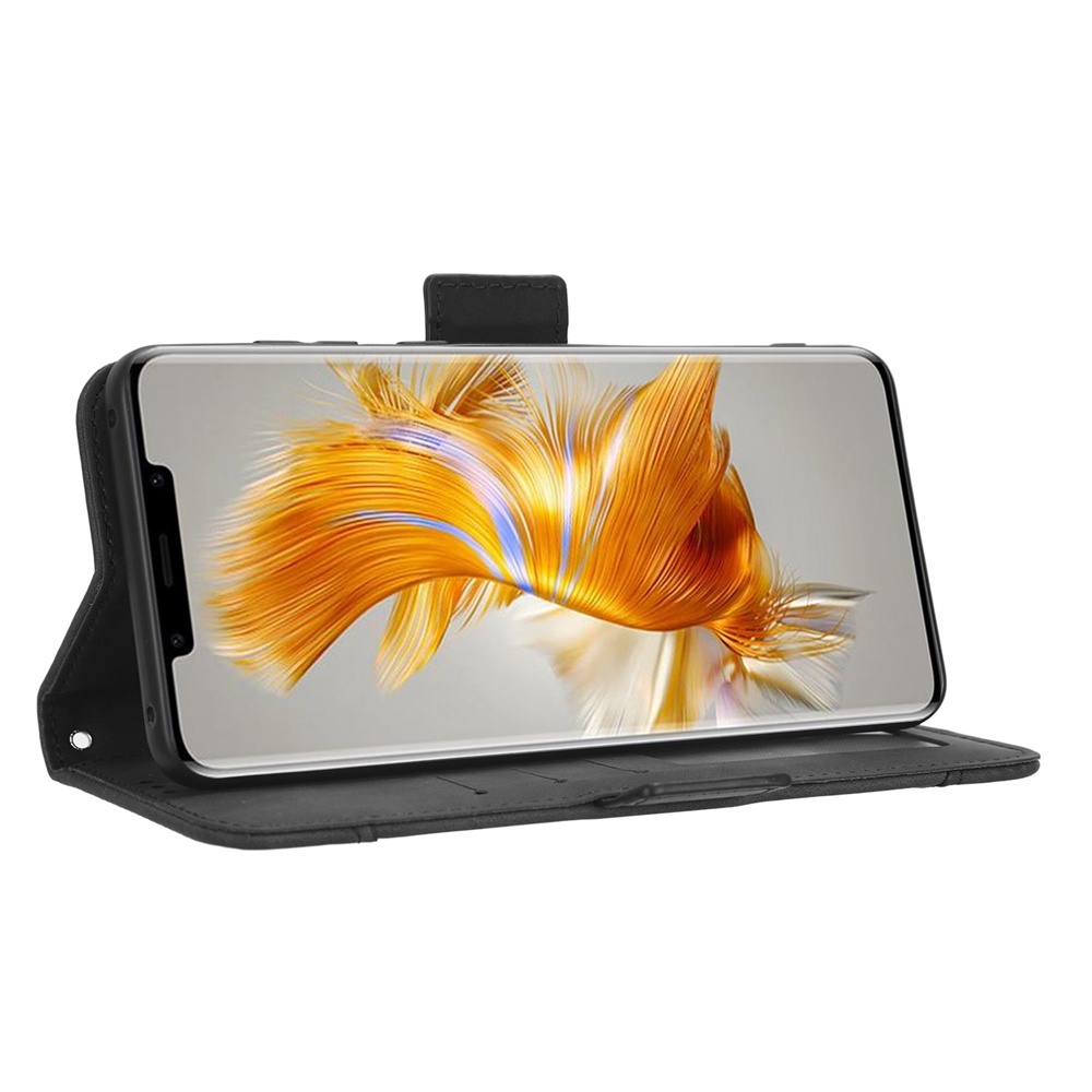 Bao Da pu Điện Thoại Nắp Lật Kiêm Ví Đựng Thẻ Khóa Bấm Nam Châm Nhiều Ngăn Có Thể Làm Giá Đỡ huawei mate 50 pro mate50