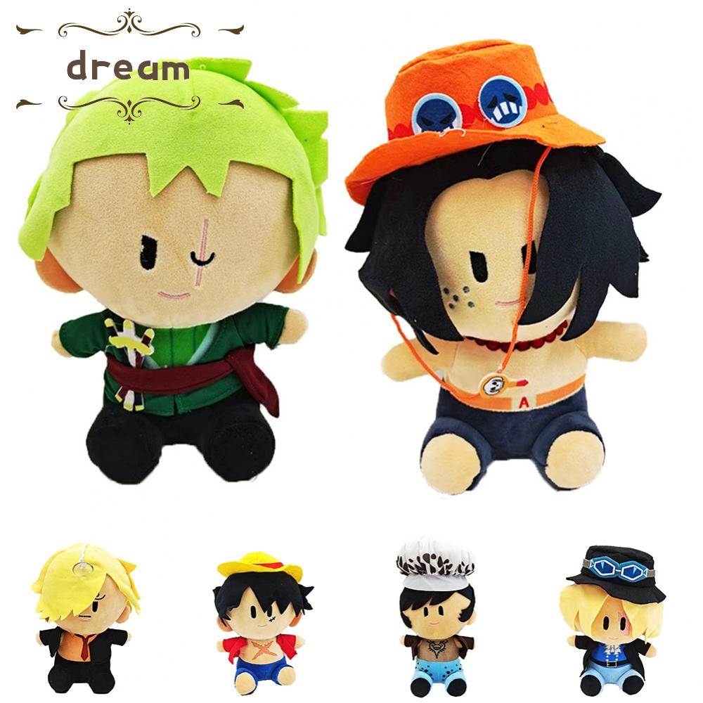【DREAMLIFE】One Piece Kawaii Plush Keychain Toy Tony Chopper Soft Stuffed Plush Dolls Handbag Toys Gift