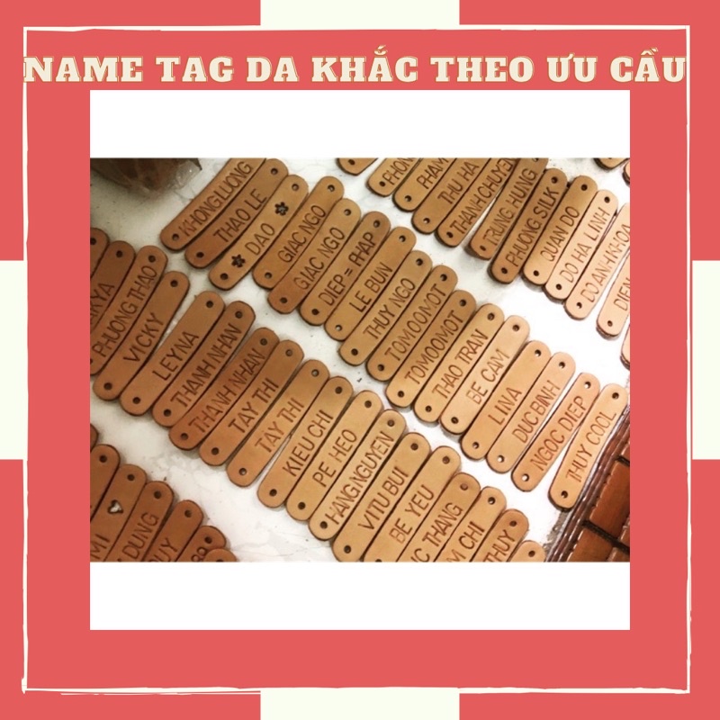 Name Tag Thủ Công