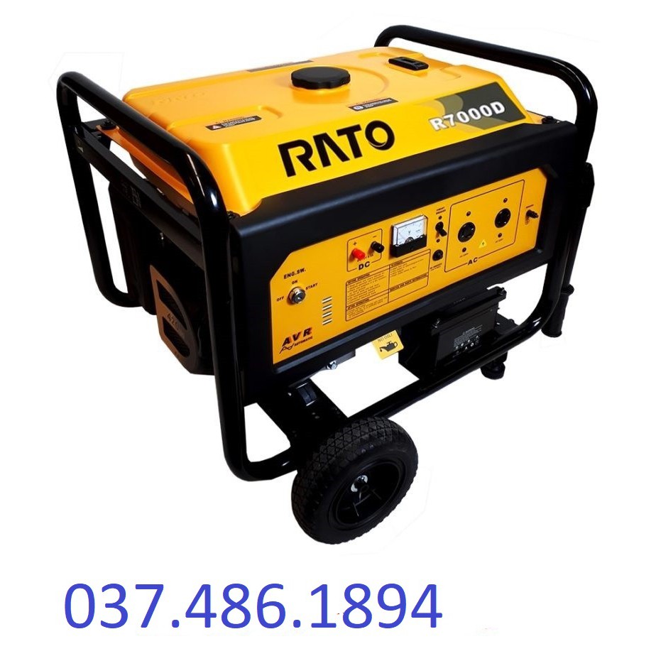 Máy Phát Điện Chạy Xăng 5.5 KVA Rato R7000EW