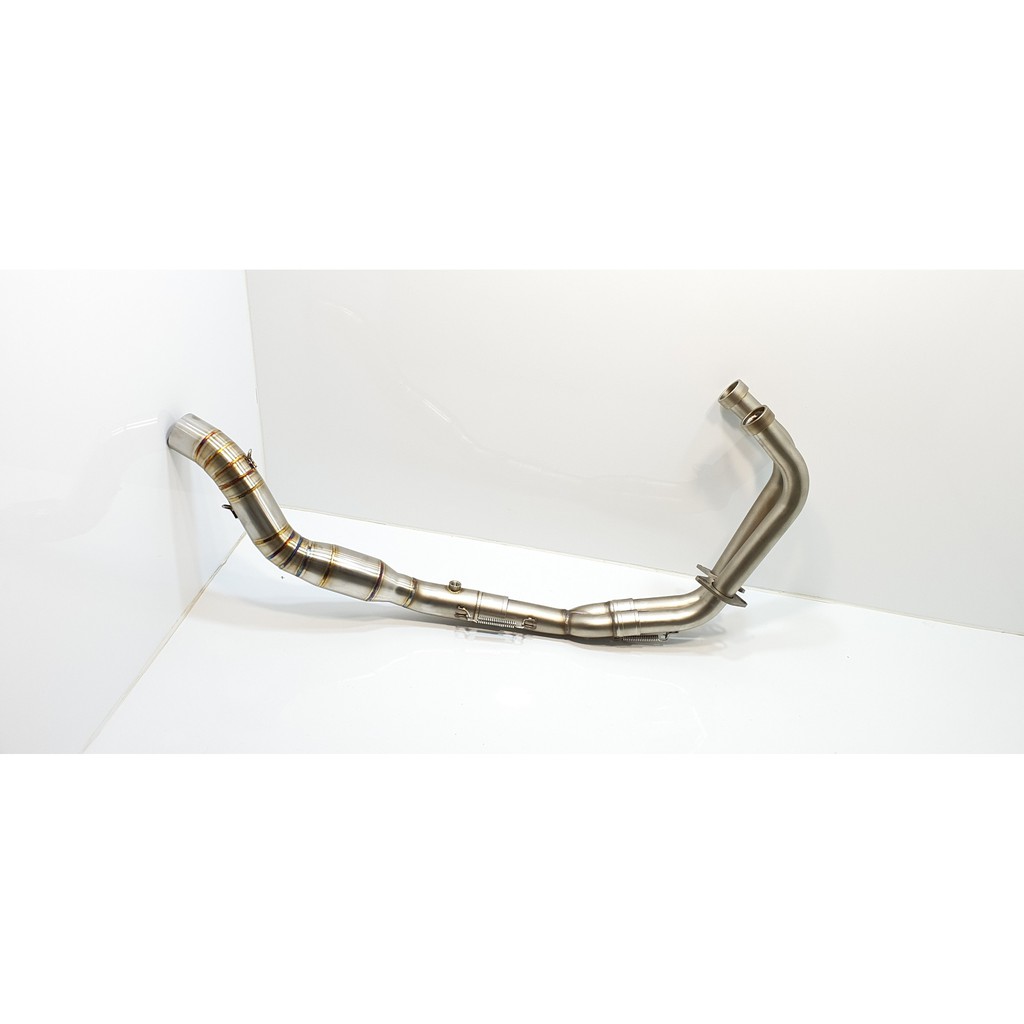 Cổ pô Yamaha R3 inox 304 màng lọc tổ ong
